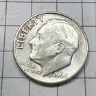 1964 P Roosevelt Dime - 89% Silver - Free Shipping