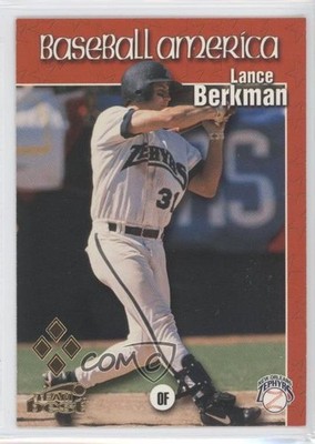 1999 Team Best Baseball America's Top Prospects Diamond Gold Lance Berkman 0f0