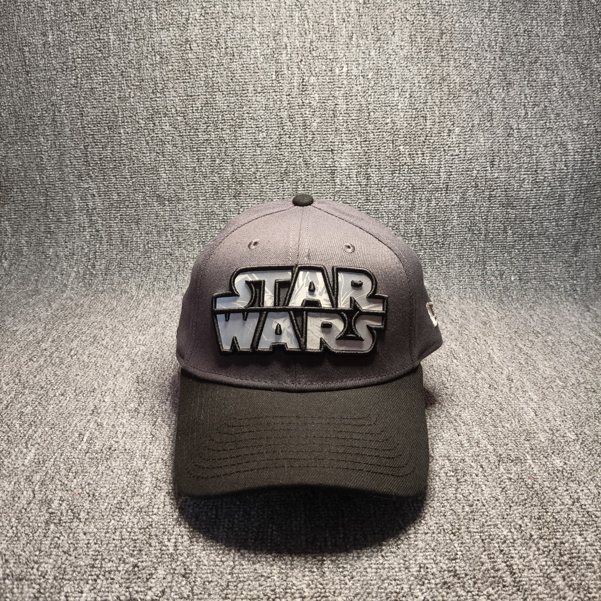 New Era Star Wars Fitted Cap Gray Black Large Front Logo