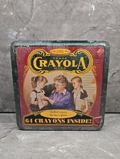 Vintage Crayola Crayon 1994 Collectors Tin Childhood Memories 64 Crayons New