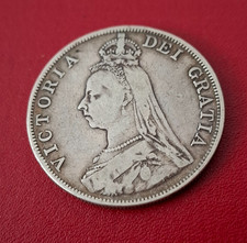 1890 Victoria Silver Double Florin