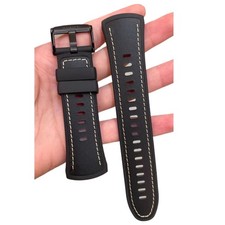 Original Huawei Black Fluororubber Composite Watch Strap 22mm For Watch 5-46mm