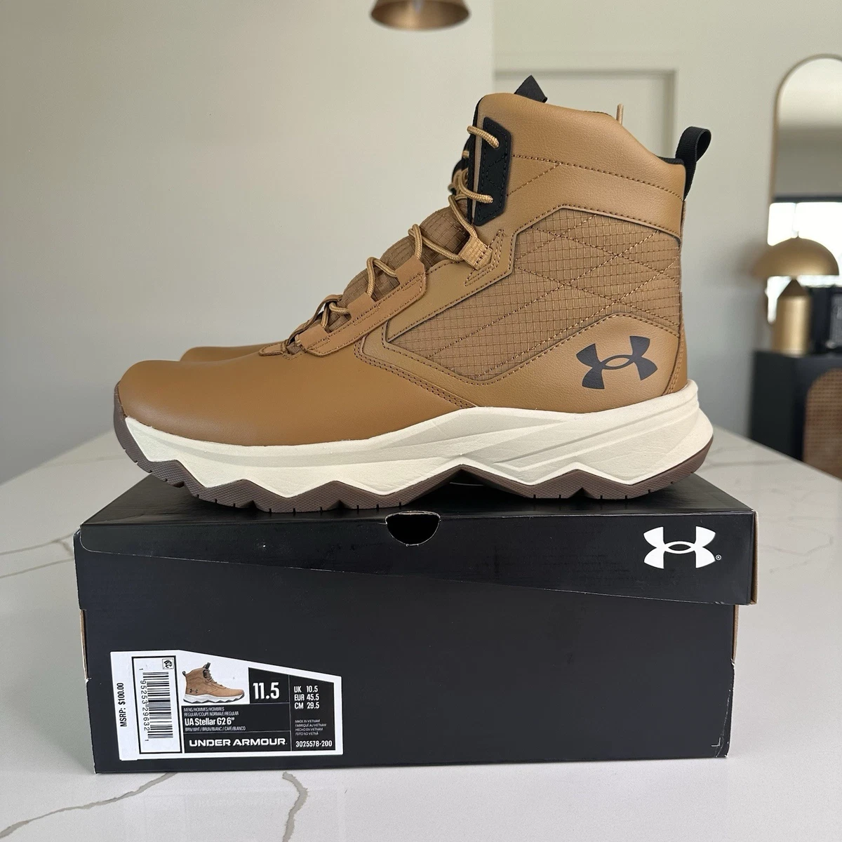Under Armour Stellar G2 6-Inch Utility Light Brown for sale  display picture 1