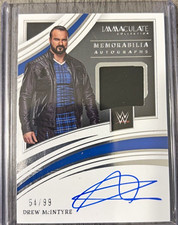 2022 Panini Immaculate Collection WWE Wrestling Cards Checklist 33