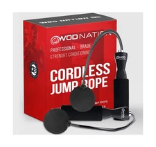 WOD Nation Ropeless Jump Rope for Men & Women - Cordless Jump Ropes... Fast Ship