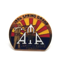 1996 Spring Grand Pin ATA Jerry W. Racke President Shooting Event Enamel