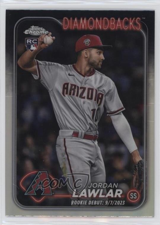 2024 Topps Chrome Update Debut Refractor Jordan Lawlar #USC51 Rookie RC 12g7