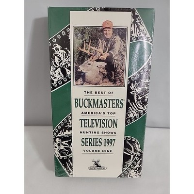 BEST of BUCKMASTERS #9 hunting TV 1997 Jackie Bushman VHS new Bill Jordan Sealed