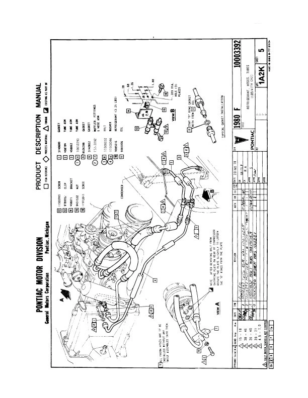 Manuale Di Assemblaggio 80 Firebird E Trans Am Utile Per Pontiac Bound 1978 1979 - Immagine 2 di 4
