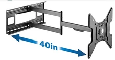Mount-It! Full-Motion Wall TV Mount 110 Lbs. Max. (MI-393)