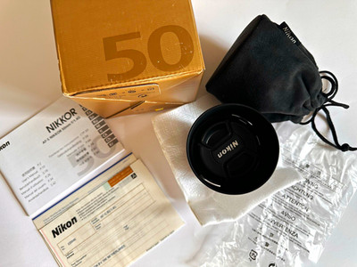 Nikon AF-S NIKKOR 50mm f/1.4G Objektiv, OVP