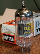 12AX7/ECC83 Tungsram NOS/NIB MaxiPreamp2/TV7 tested