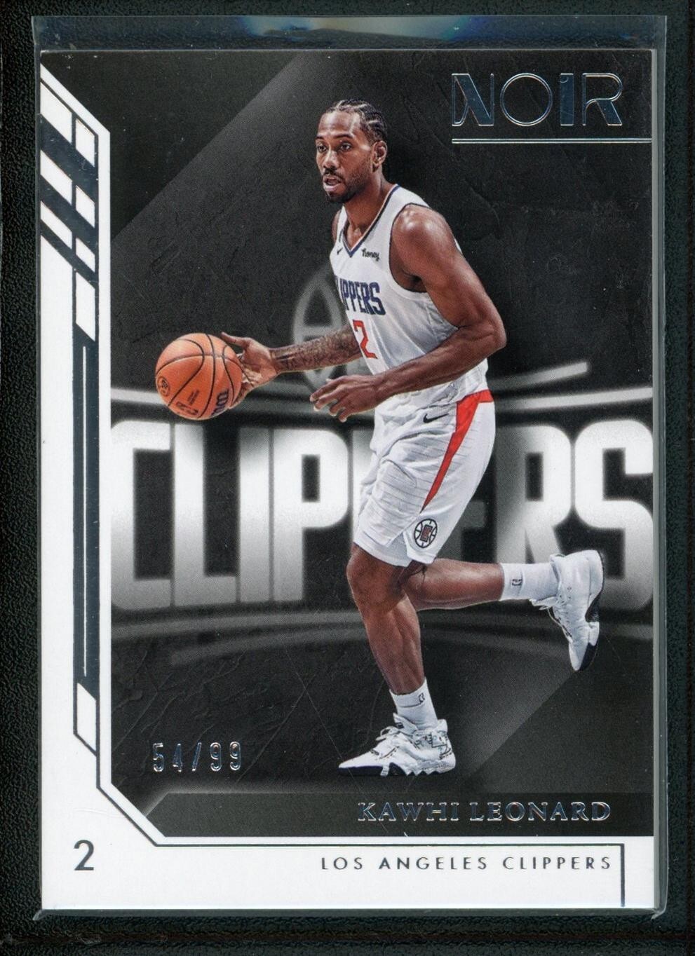 2022-23 KAWHI LEONARD 54/99 PANINI NOIR ASSOCIATION EDITION