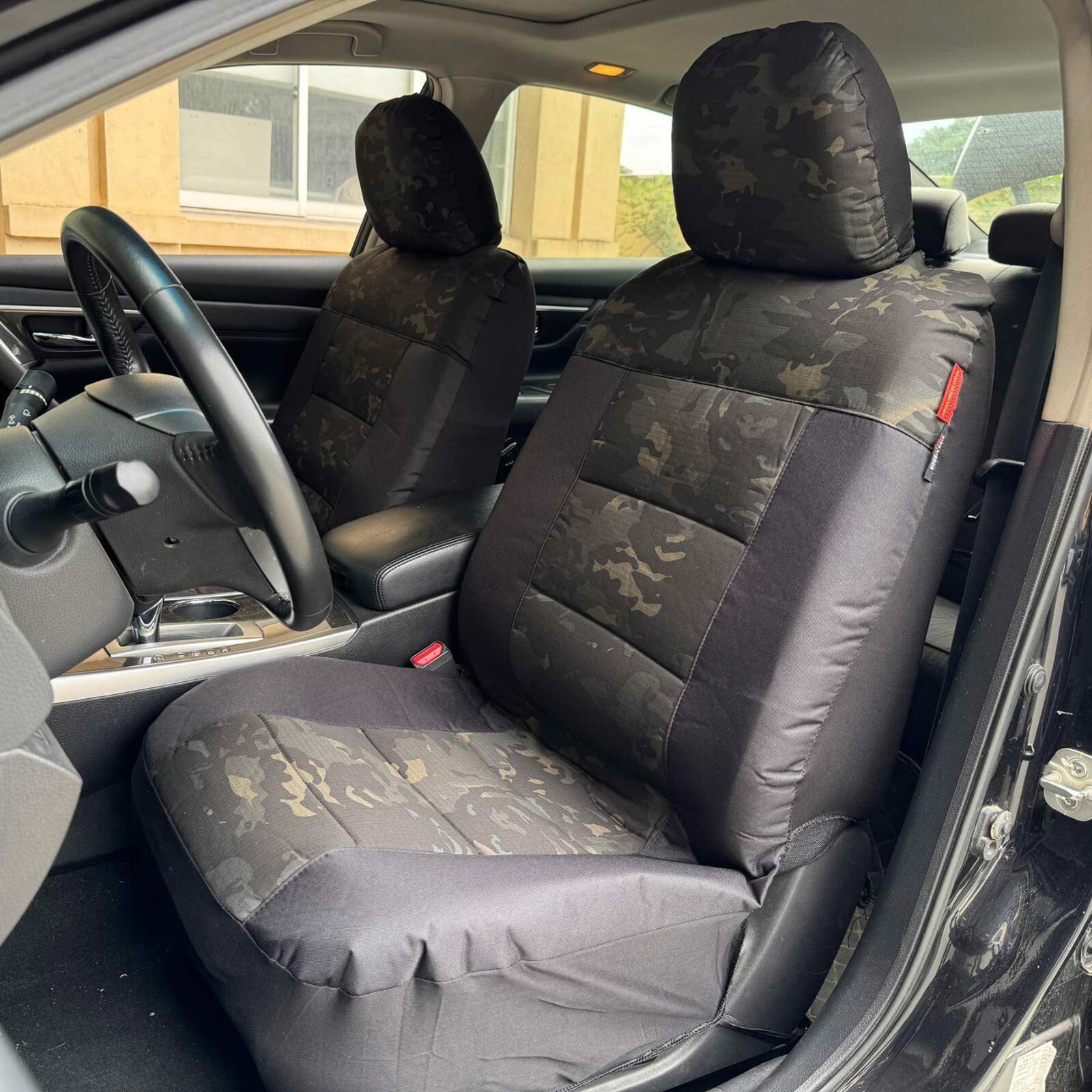 Tactical Army Green Camo Canvas Car Seat Covers For Nissan Xterra eBay