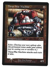 Magic the Gathering MTG Urza's Legacy ULG 1999 #134 Thran War Machine FOIL LOT2