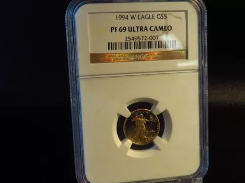 1994-P  1/10 oz  $5  Proof American Gold Eagle NGC PR-69 Ultra Cameo