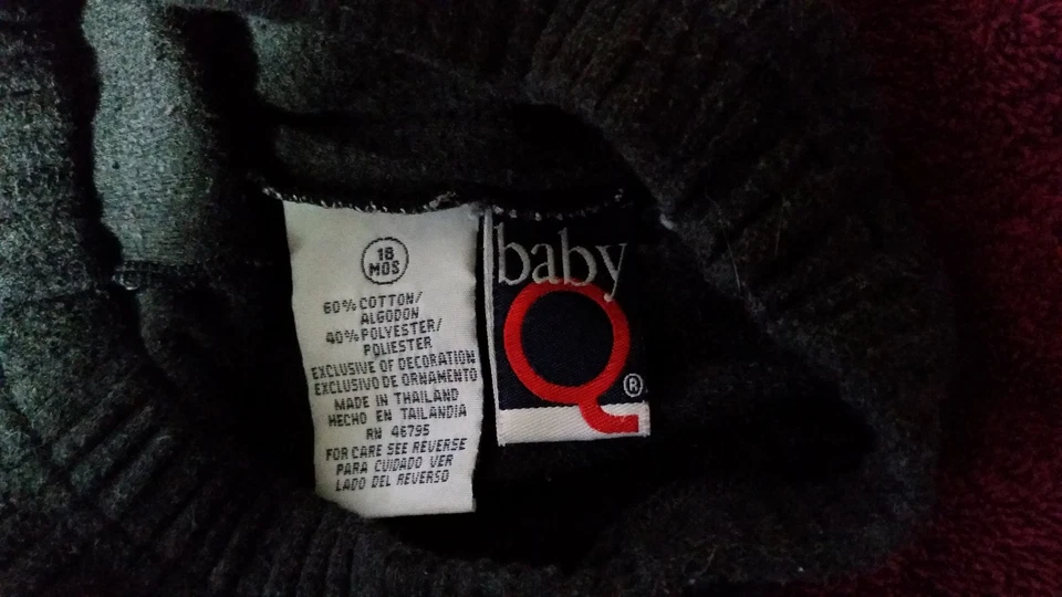 Pantalones grises BabyQ para niñas pequeñas de 18 meses Foto 3 de 3
