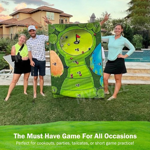 The Indoor Casual Golf Game Set Golf Putting Royale Golf Game Golf Hitting Mats - Picture 2 of 10