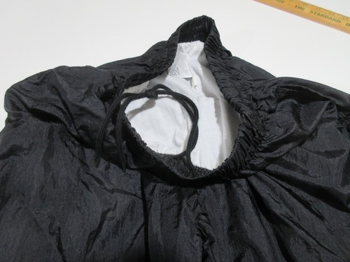 UNIQUE Sz M Vtg LAVON 90s Nylon Tracksuit Women Black Windbreaker + Pants Aztec - Picture 20 of 24