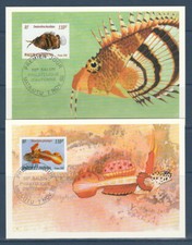 Wallis et Futuna  carte  1er jour nature faune poissons vie marine  2002