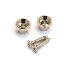 (2) Nickel Tall Vintage Style Round Guitar String Guides/Trees for Tele® GST-TN