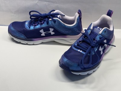 Under Armour UA GGS Assert 8 Frosty Running Shoes, Sz Youth 3.5