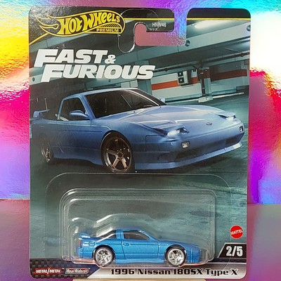 Hot Wheels Premium 1996 NISSAN 180SX TYPE X - Fast & Furious 2/5 - HNW46 1:64