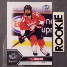 ERIN AMBROSE 2022/23 Upper Deck Canada Women #53 Montreal Canadiennes