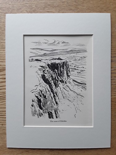 Askrigg, The Scars Of Ellerkin - Print, Marie Hartley, Artist 1953