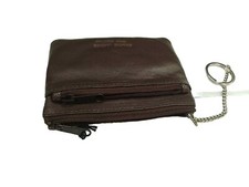 GENUINE LEATHER KEY / CARD / COIN POUCH  BROWN  MODEL 34787