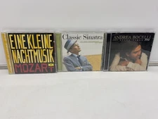 3 Classic/Opera/Jazz/Pop CD Frank Sinatra Andrea Bocelli Eine Kleine Nachtmusik