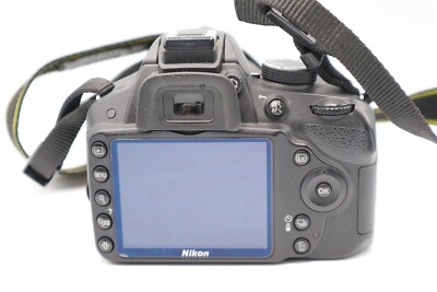 Nikon D D3200 24.2MP Digital SLR Camera - Black Kit w/ AF-S DX ED