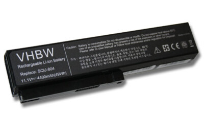 Akku schwarz 11.1V 4400mAh für Wortmann Terra Mobile 1585 6020