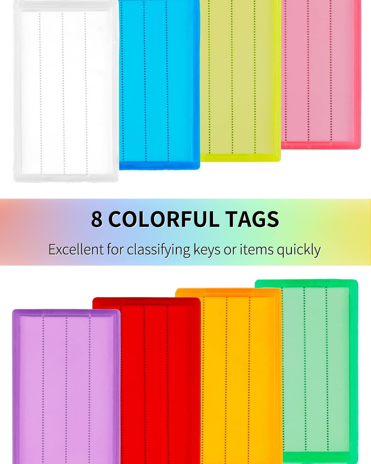 Key Tag Rack Insert Uniclife Key Tag Rack Slot Style Plastic Wall Mounted Key Holder ...