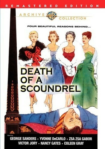Death Of A Scoundrel DVD (1956) - George Sanders, Yvonne De Carlo, Zsa Gabor