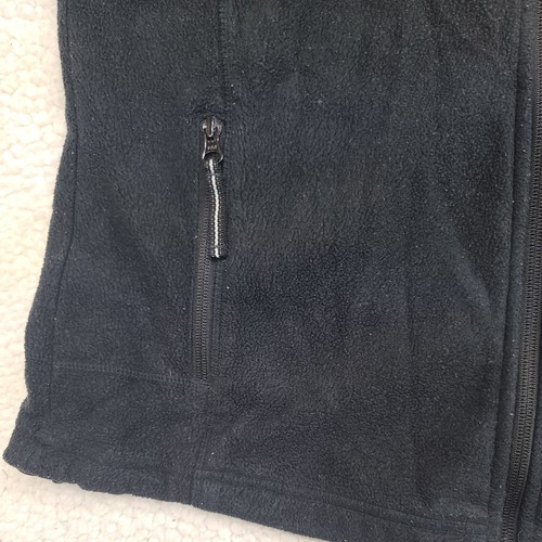 Cabelas Vest Womens Medium Black Fleece Jacket Full Zip Outerwear Polyester - Picture 4 of 12