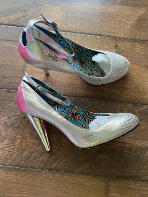 Mary Jane Betsey Johnson Silver Sandals Betsey Johnson Silver