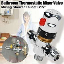Thermostatic Mixing Blending Valve Hot Cold Water Regulator Temperature Control