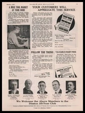 1927 E. Weinstein Hardware Photo Fort Worth Texas Disston Hack Saws Print Ad