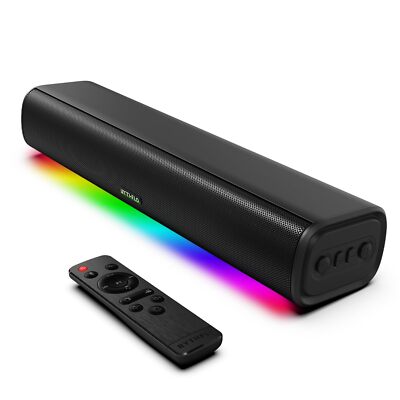 	Sound Bars for TV 16-inch Cinematic Soundbar for TV with Impactful Bass	