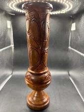 Vintage Wooden Bud Vase
