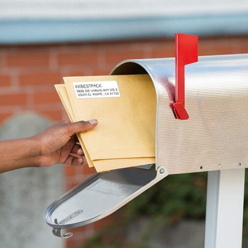 1" x 2 5/8"Self-Adhesive Blank Address Shipping Labels for Laser & Inkjet 30 UP - Picture 7 of 22
