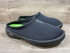 Oofos OOcoozie Sport Mule Mesh Recovery Shoes Cushion Black Mens Size 13