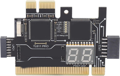 TL611 Pro Mainboard Debug Card, Diagnostic & Analyzer PC Kit, 4 Digit Post Card