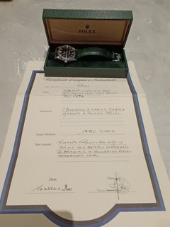 Rolex Precision 6694 34mm mit Handaufzugswerk und Datum bei 3 Uhr