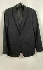 Theory Men's Black Wellar HC New Tailor 2 Virgin Wool Blazer Suit Jacket Sz 40R