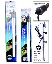 Hidom Stainless Steel Aquarium Heater Tropical Fish Tank Heating 300w 500w