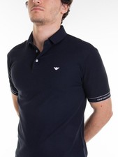 Image of Emporio Armani Piquet White Men's Polo T-shirt
