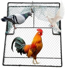 Humane Pigeon Trap,Bird Trap for Quail,Turkey,Net Traps 19.7X23.6 Inch
