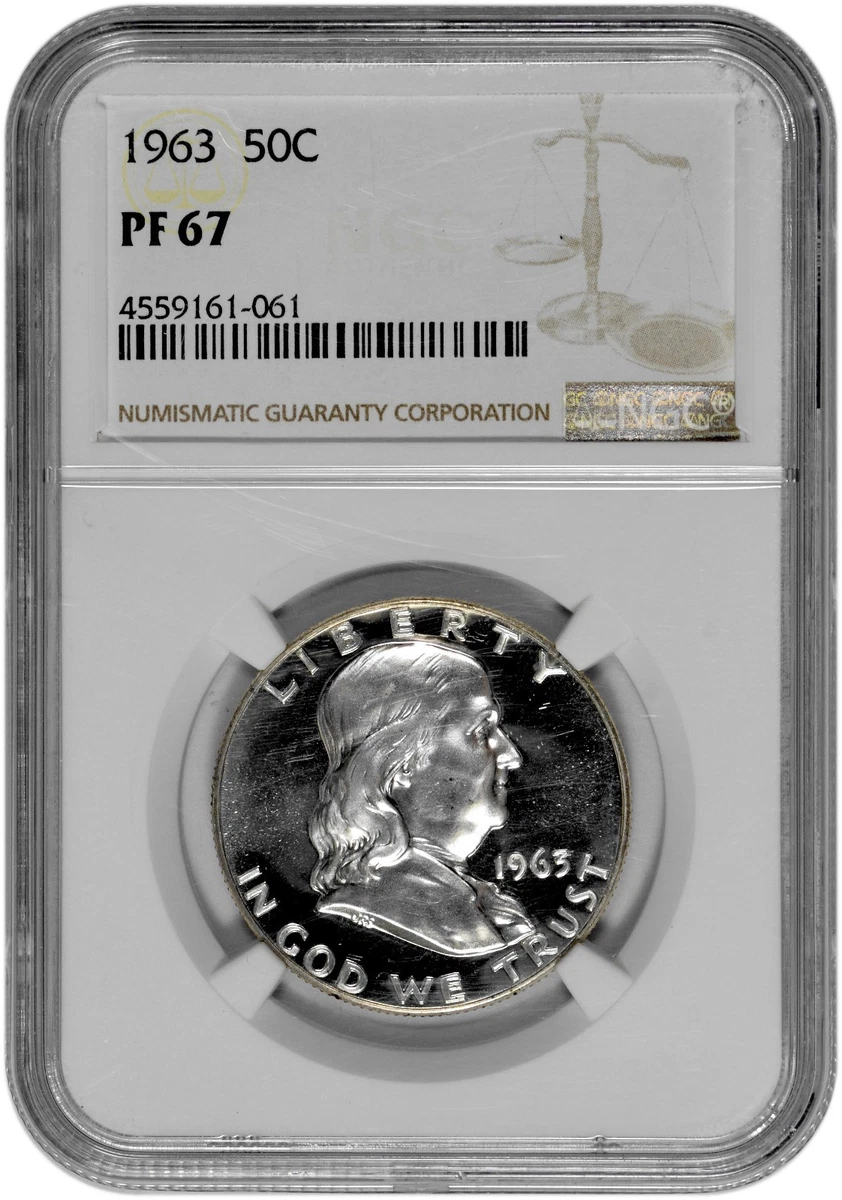Silver PR 67 Graded Franklin Half Dollars (1948-1963) for sale | eBay